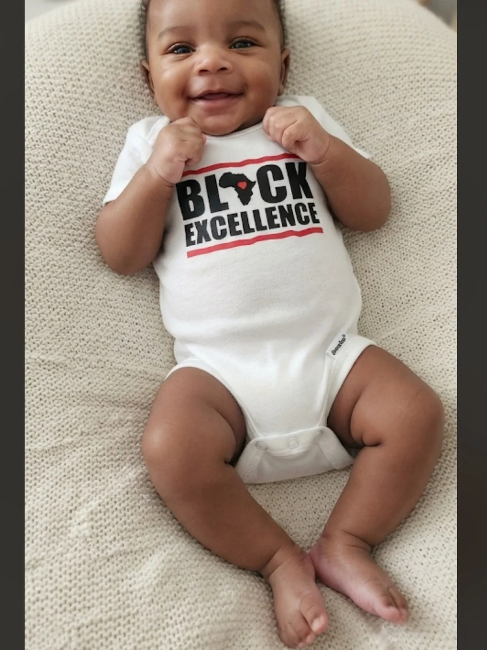BLACK excellence  Gerber one piece  size 3-6 M new without tag  , 100% cotton